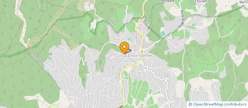 localisation de l'entreprise LES VINS DE CHAUSSE SARL  LA CROIX-VALMER