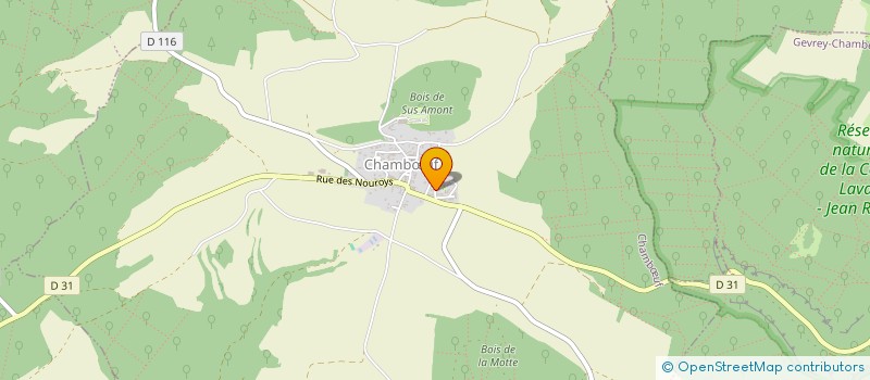 localisation de l'entreprise LES VINS DE CLAUDE  CHAMBUF