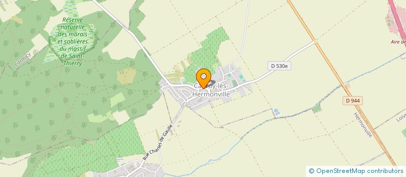 localisation de l'entreprise LES VINS DE FELINES  CAUROY-LES-HERMONVILLE