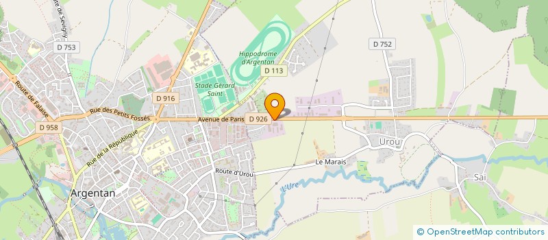 localisation de l'entreprise LES VINS DE PAUL à GOUFFERN EN AUGE