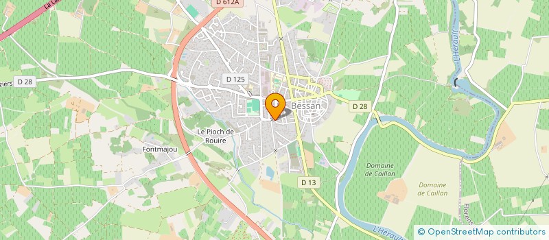 localisation de l'entreprise LES VINS DE PAVILLE  BESSAN