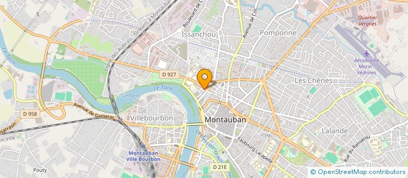 localisation de l'entreprise LES VINS DE TOM  MONTAUBAN