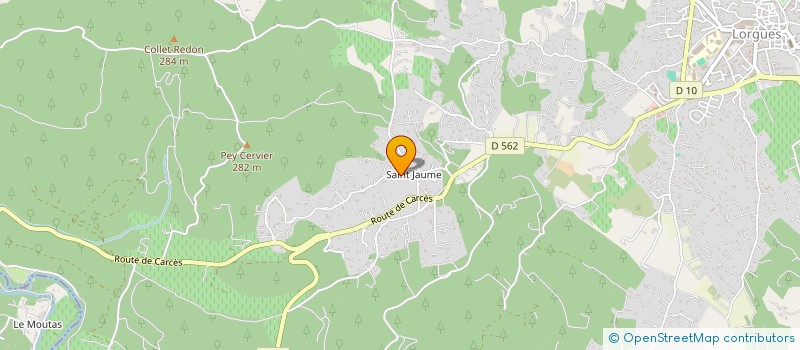 localisation de l'entreprise LES VINS DE VALERIE à LORGUES