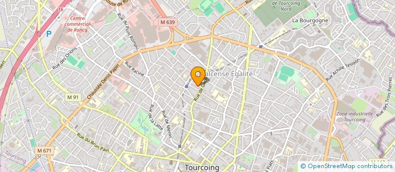 localisation de l'entreprise LES VINS DECOUVERTE à TOURCOING