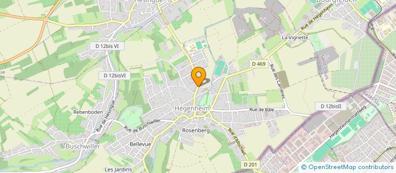 localisation de l'entreprise LES VINS DES CHATEAUX  ATTENSCHWILLER