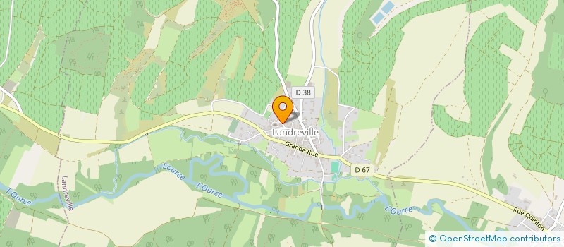 localisation de l'entreprise LES VINS DU 7 à LANDREVILLE