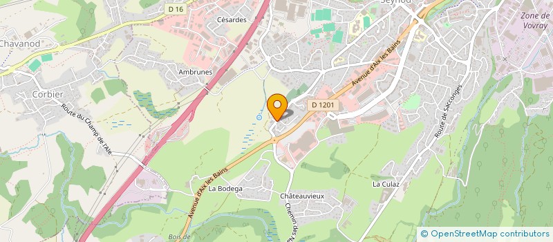 localisation de l'entreprise LES VINS DU CAPITAN à ANNECY