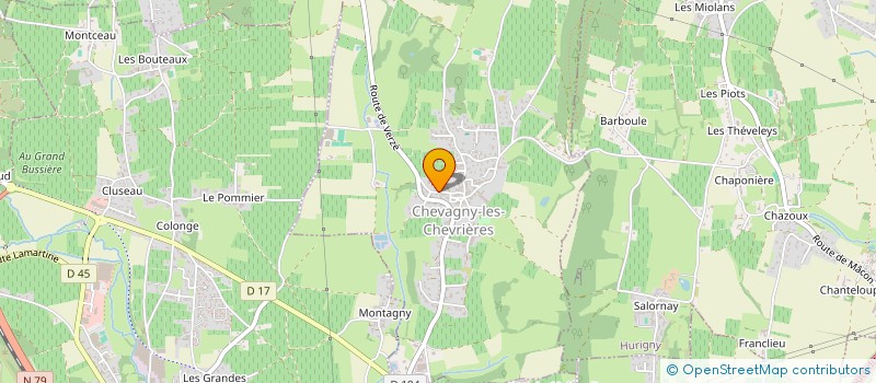 localisation de l'entreprise LES VINS DU FLEUVE à CHEVAGNY-LES-CHEVRIERES
