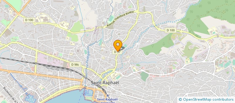 localisation de l'entreprise LES VINS DU VAR à SAINT-RAPHAEL