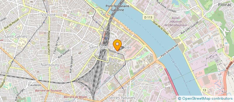 localisation de l'entreprise LES VINS ETOILES FRANCE  BORDEAUX