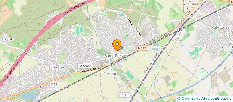 localisation de l'entreprise LES VINS FLORIAN MATHIEU  SAINT-BRES