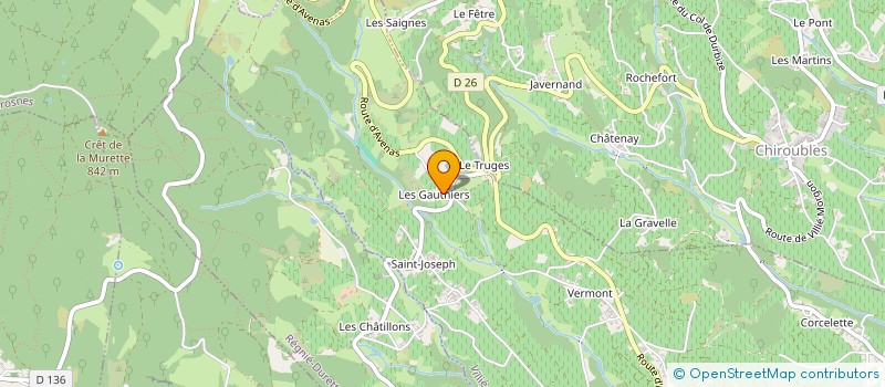 localisation de l'entreprise LES VINS JACKY BULLIAT  VILLIE-MORGON