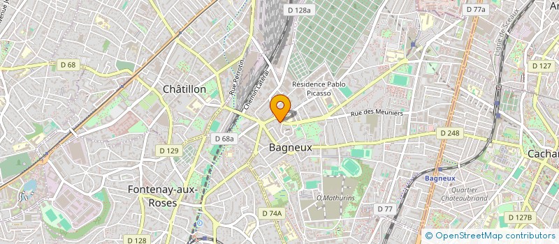 localisation de l'entreprise LES VINS PAR MAX à BAGNEUX