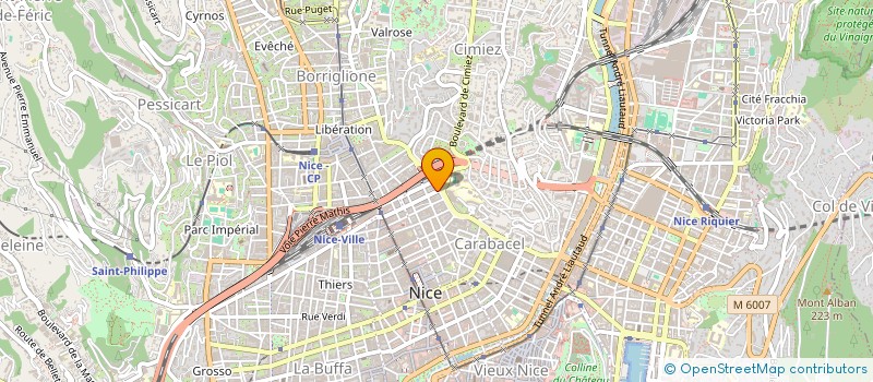 localisation de l'entreprise LES VINTAPRES à NICE