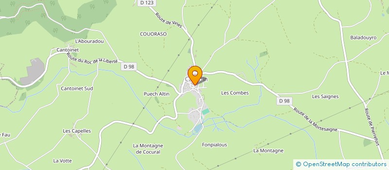 localisation de l'entreprise LES VIODENAIRES  CANTOIN