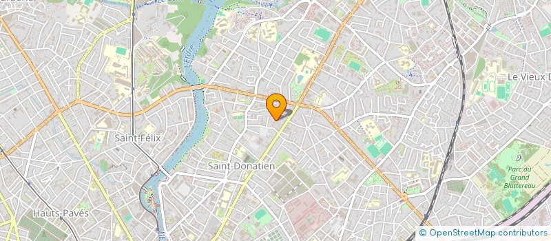 localisation de l'entreprise LES VIOLETTES à NANTES