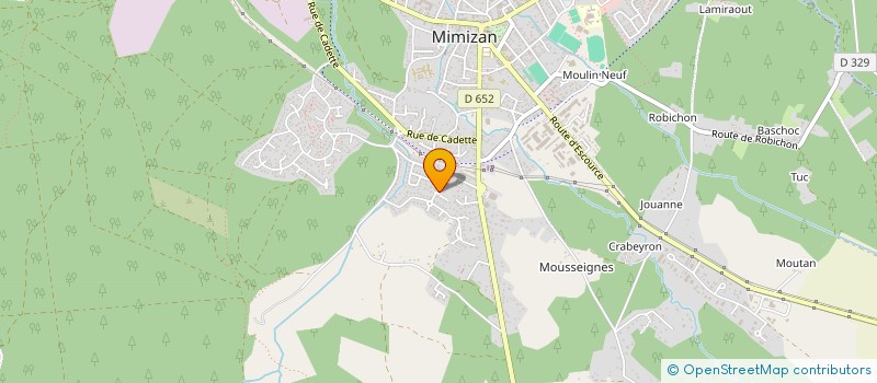 localisation de l'entreprise LES VIOLETTES  MIMIZAN