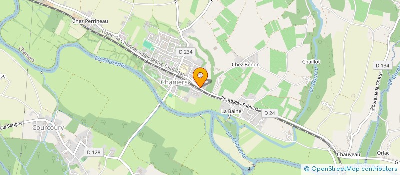 localisation de l'entreprise LES VIOLETTES  CHANIERS