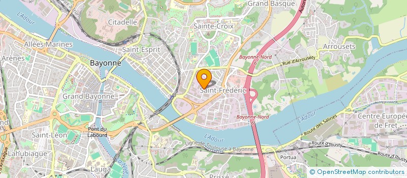 localisation de l'entreprise LES VIOLETTES  ANGLET