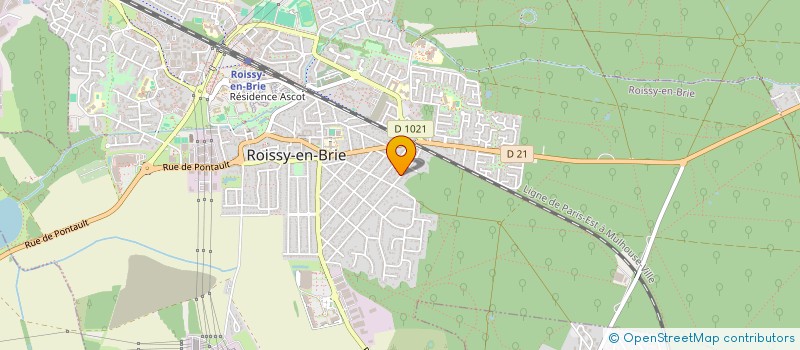 localisation de l'entreprise LES VIOLETTES  ROISSY-EN-BRIE