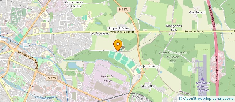 localisation de l'entreprise LES VIOLETTES BRESSANNES à BOURG-EN-BRESSE