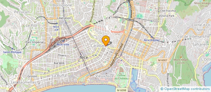 localisation de l'entreprise LES VIOLETTES DE LAGHET à NICE