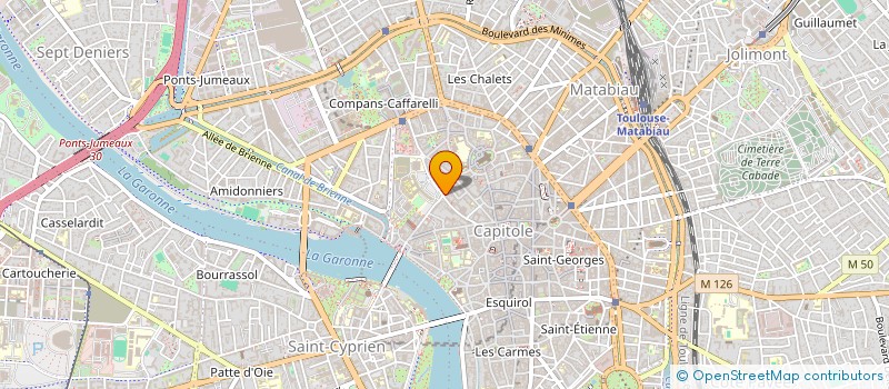 localisation de l'entreprise LES VIOLINES à TOULOUSE