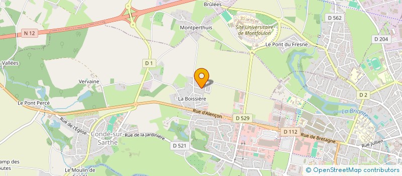 localisation de l'entreprise LES VIOLINS D'INGRES à CONDE-SUR-SARTHE
