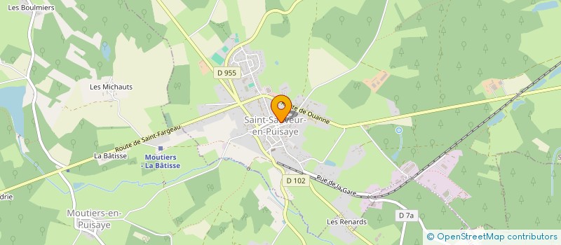 localisation de l'entreprise LES VIOLONISTES à SAINT-SAUVEUR-EN-PUISAYE