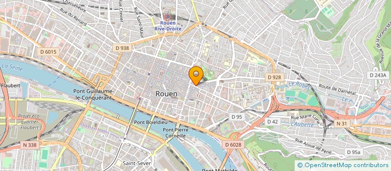 localisation de l'entreprise LES VIOLONS DU ROBEC  ROUEN