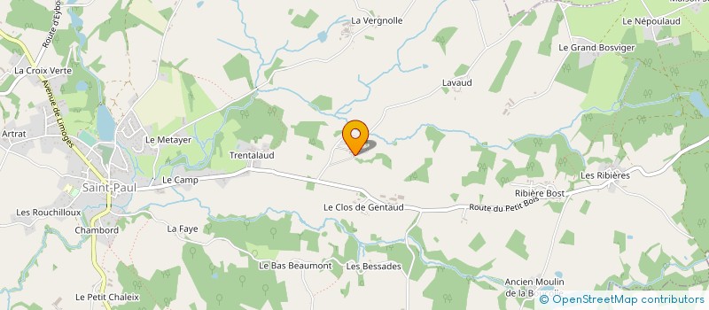 localisation de l'entreprise LES VIRADIS  SAINT-PAUL