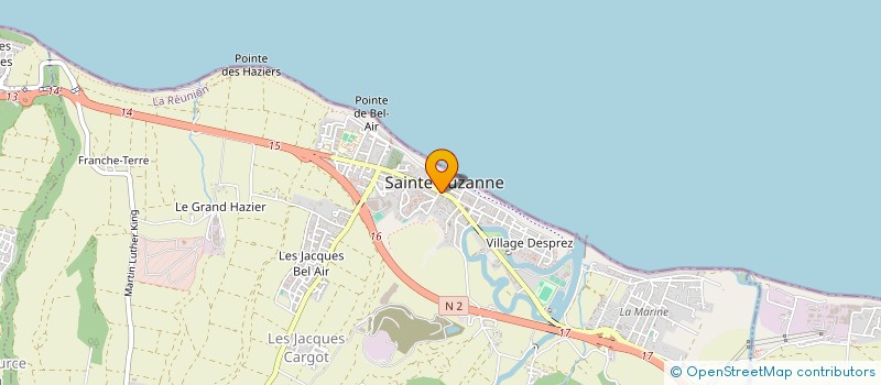 localisation de l'entreprise LES VIRAPATRIN V - LA CRECHE LES P'TITS BABAS à SAINTE-SUZANNE