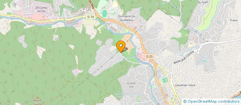 localisation de l'entreprise LES VIRGILES à SAINTE-MAXIME