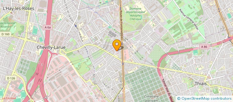 localisation de l'entreprise LES VISIONNAIRES ONT DU TALENTS  CHEVILLY-LARUE