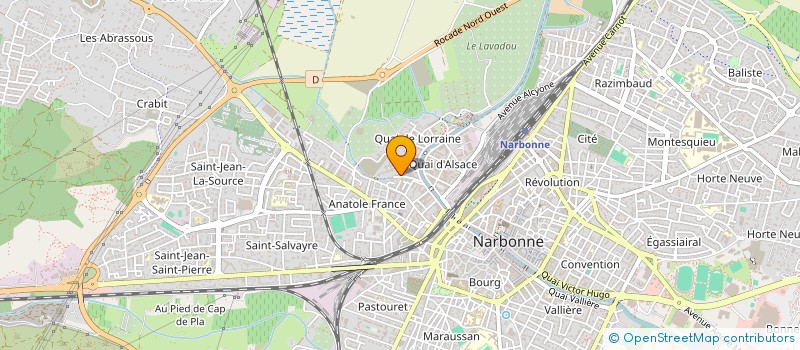 localisation de l'entreprise LES VISITES EPIQUES  NARBONNE