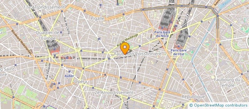 localisation de l'entreprise LES VISITEURS à PARIS
