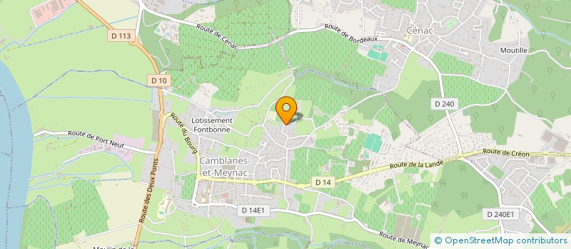 localisation de l'entreprise LES VISITEURS à LIGNAN-DE-BORDEAUX