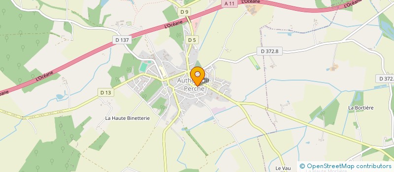 localisation de l'entreprise LES VISITEURS DU SOIR à AUTHON-DU-PERCHE