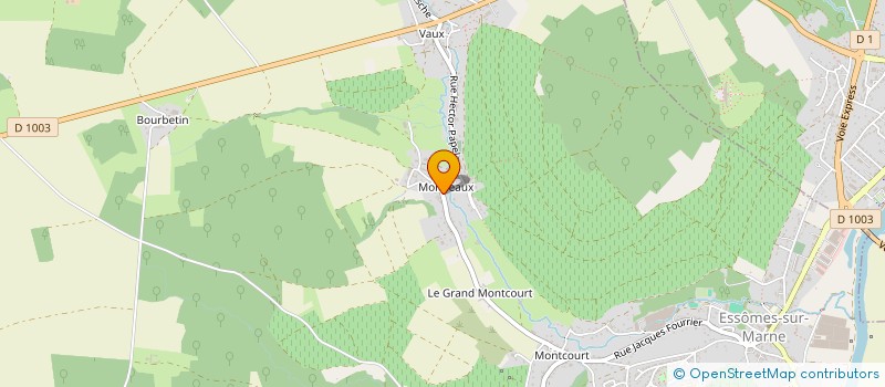 localisation de l'entreprise LES VITAUDES à ESSOMES-SUR-MARNE