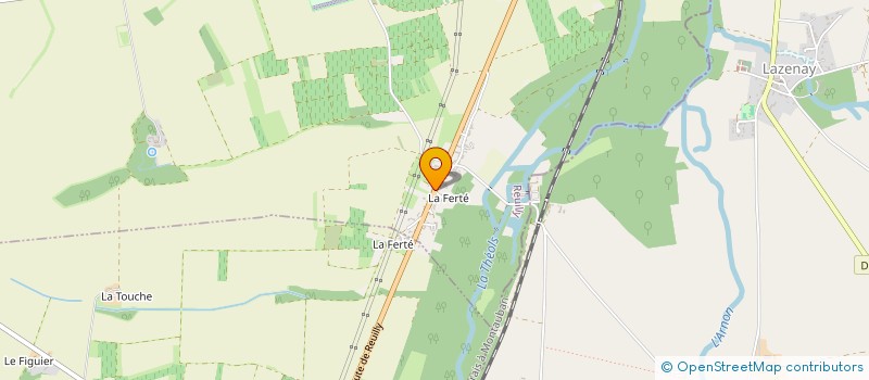 localisation de l'entreprise LES VITICULTEURS DU CENTRE à REUILLY