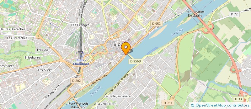 localisation de l'entreprise LES VITRINES DE BLOIS à BLOIS