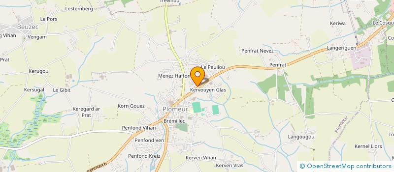 localisation de l'entreprise LES VITRINES DE MEJOU D'AL LAE  PLOMEUR