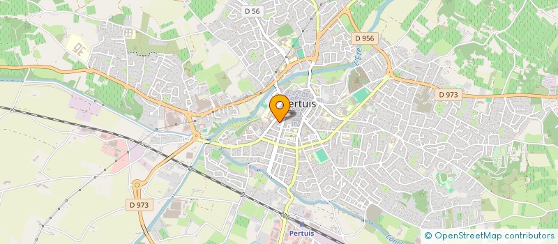 localisation de l'entreprise LES VITRINES DE PERTUIS  PERTUIS