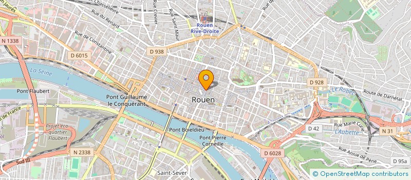 localisation de l'entreprise LES VITRINES DE ROUEN à ROUEN