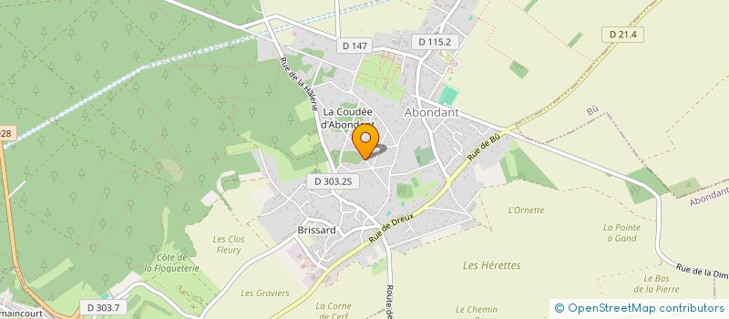 localisation de l'entreprise LES VIVANTES COMPAGNIE à ABONDANT