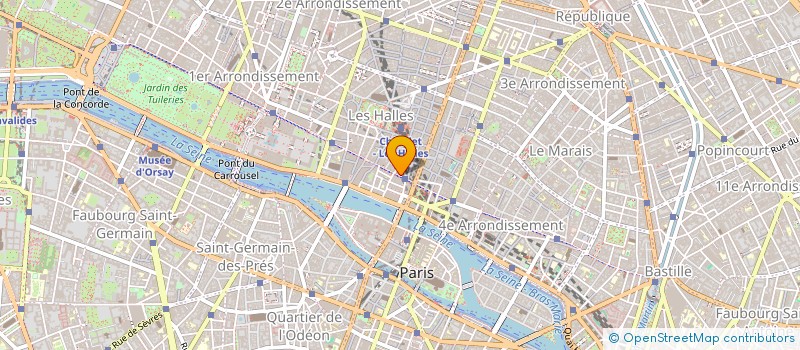 localisation de l'entreprise LES VIVANTS à PARIS
