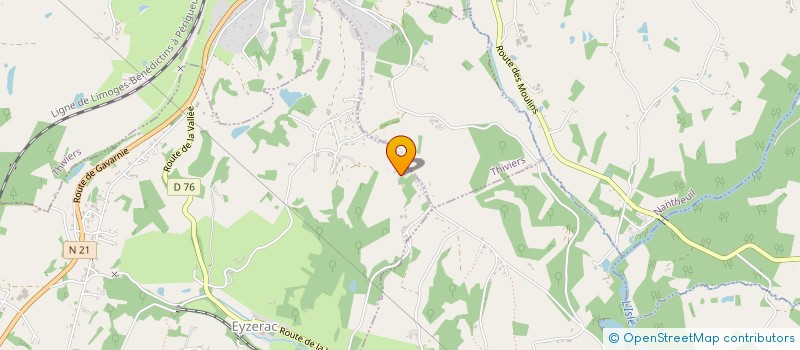 localisation de l'entreprise LES VIVANTS  EYZERAC