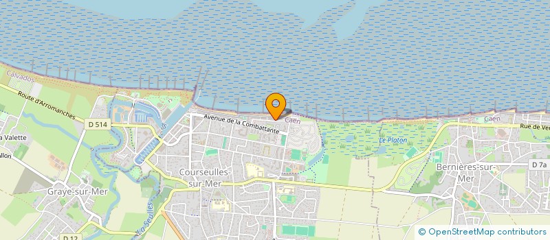 localisation de l'entreprise LES VIVIERS DE GRAYE SUR MER  GRAYE-SUR-MER