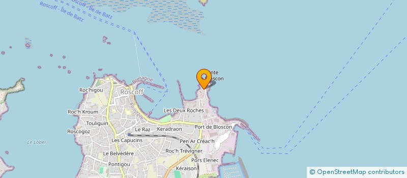localisation de l'entreprise LES VIVIERS DE ROSCOFF à ROSCOFF