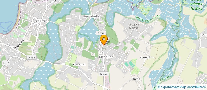 localisation de l'entreprise LES VIVIERS DU MES  MESQUER